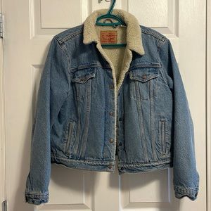 Sherpa Lined Jean Jacket.